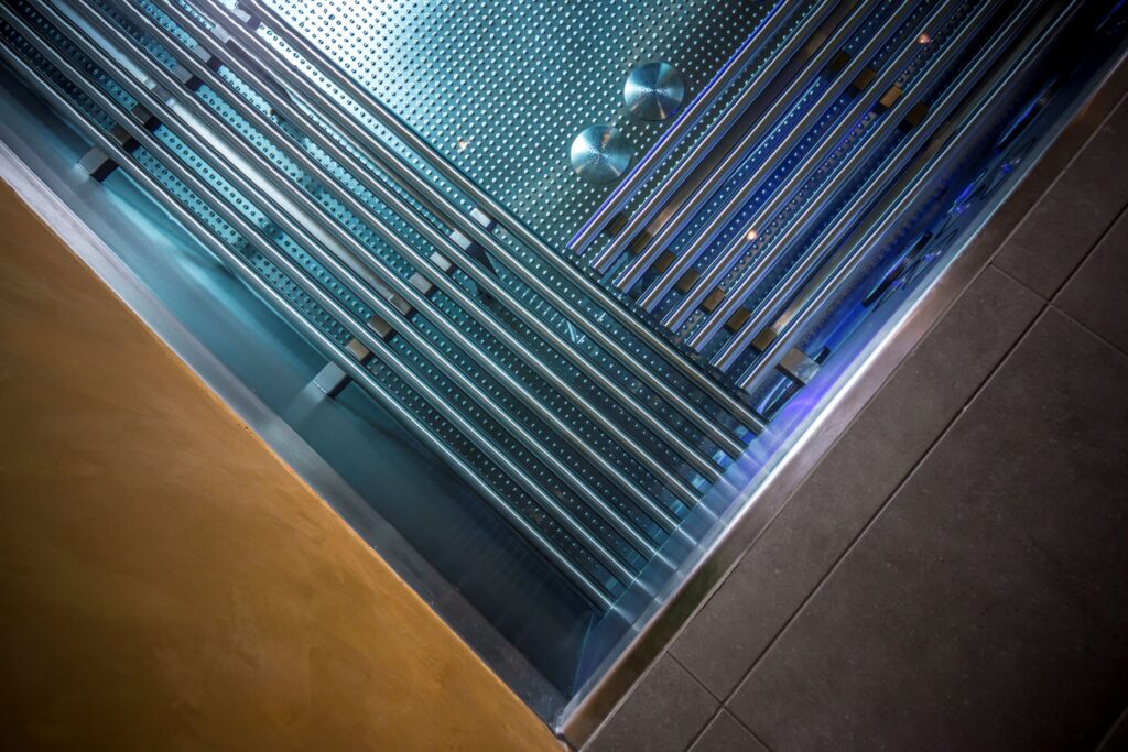 Design logo TAO on luxury sauna headrest