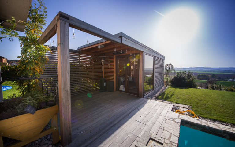 Venkovní sauna domek