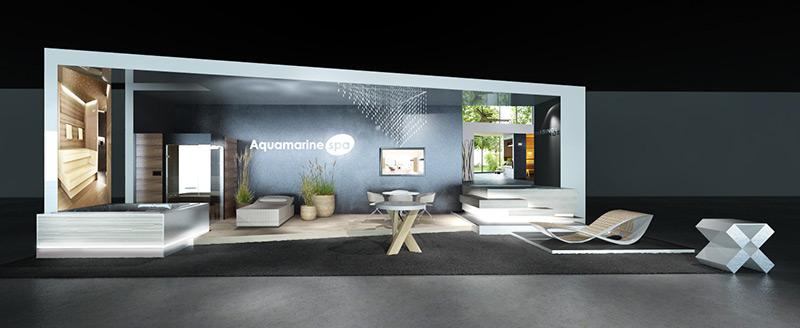 Aquamarine Spa bude na veletrhu FOR ARCH!