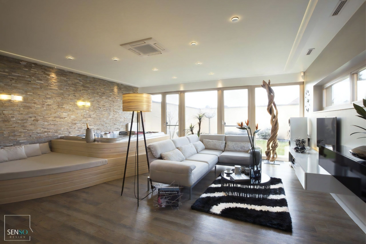 Privátní wellness přístavbou rodinného domu